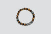 Tengri Drift | Tiger's Eye Crystal Green Actinolite Beaded Bracelet 8mm