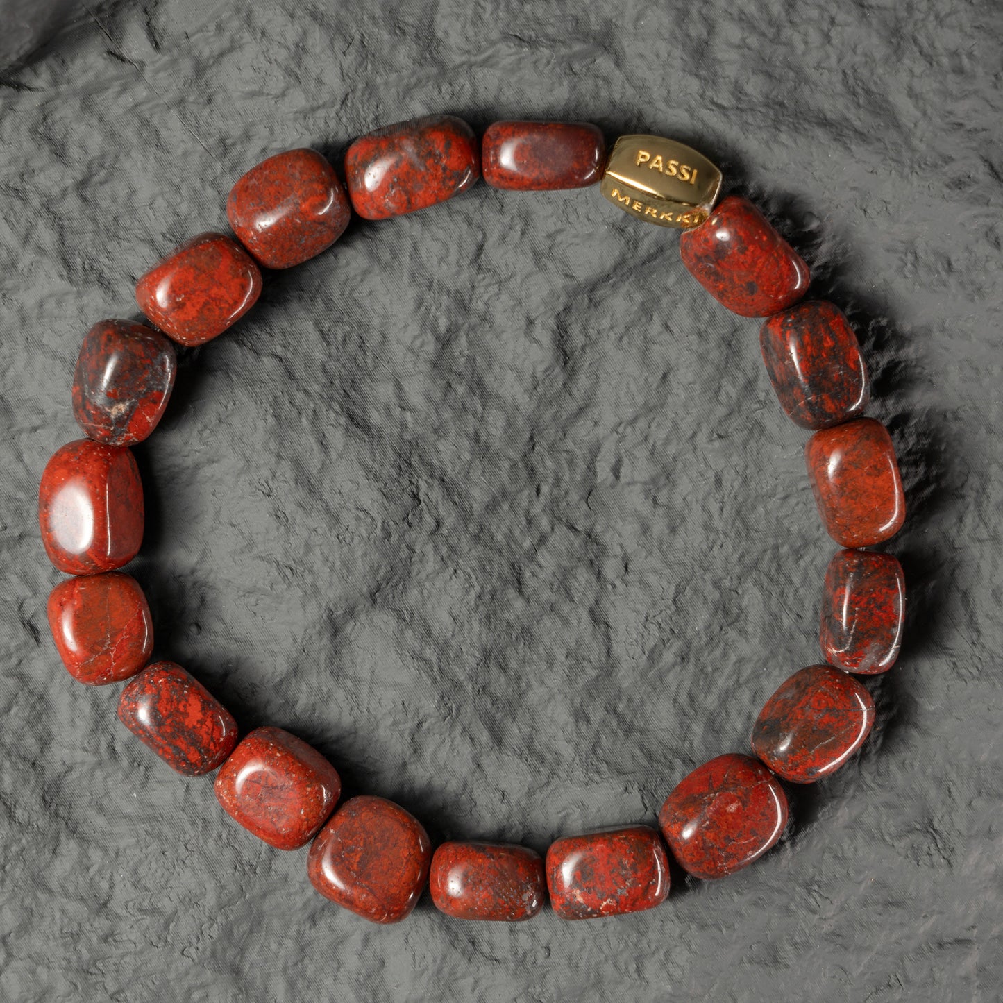 Flaming Mountain Natural Stone Bracelet