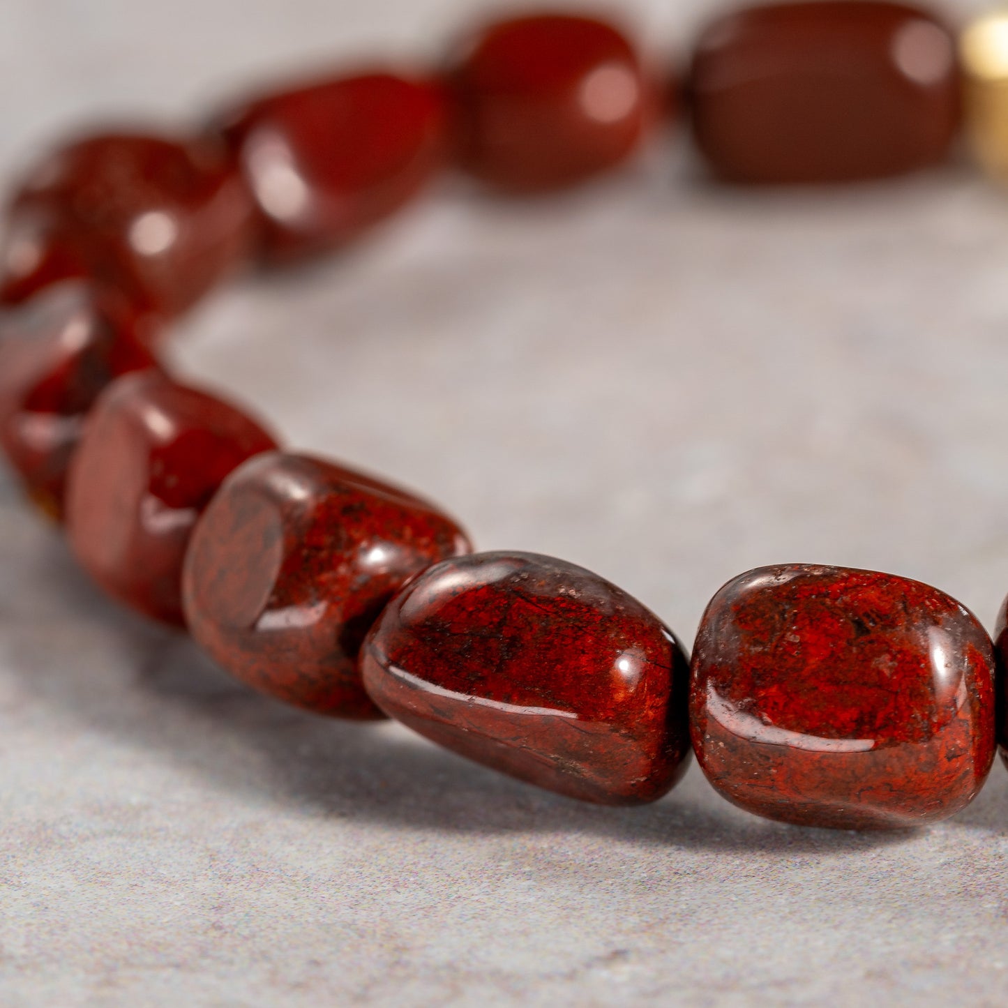 Flaming Mountain Natural Stone Bracelet