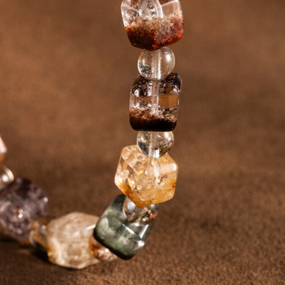 Moss Garden unisex beaded bracelet  8mm