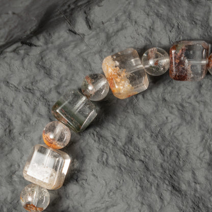 Moss Garden unisex beaded bracelet  8mm