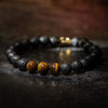 Volcanic Tiger's Eye Bracelet for men 8mm