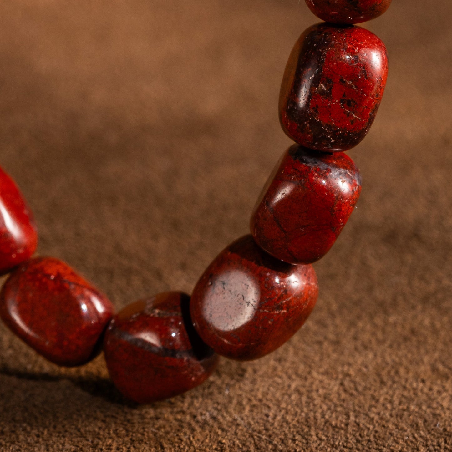 Flaming Mountain Natural Stone Bracelet