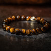 Tiger Eye beaded bracelet for men 8mm