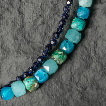 Holy Lake Heishi Beaded Bracelet  4mm