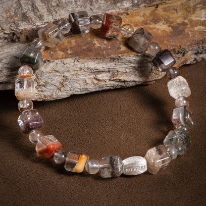 Moss Garden unisex beaded bracelet  8mm