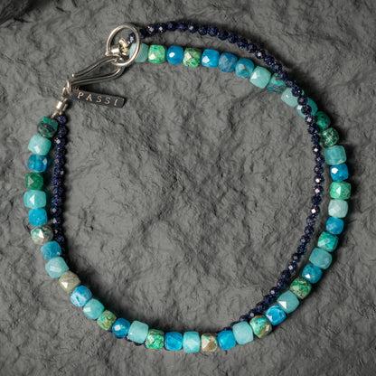 Holy Lake Heishi Beaded Bracelet  4mm