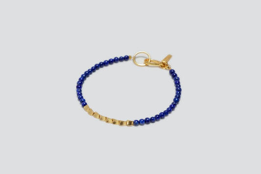 Azure Trail ｜Lapis Lazuli plated gold silver Protection Crystal Bracelet 3mm